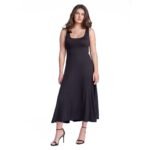 24seven-Comfort-Apparel-Slim-Fit-A-Line-Sleeveless-Maxi-Dress