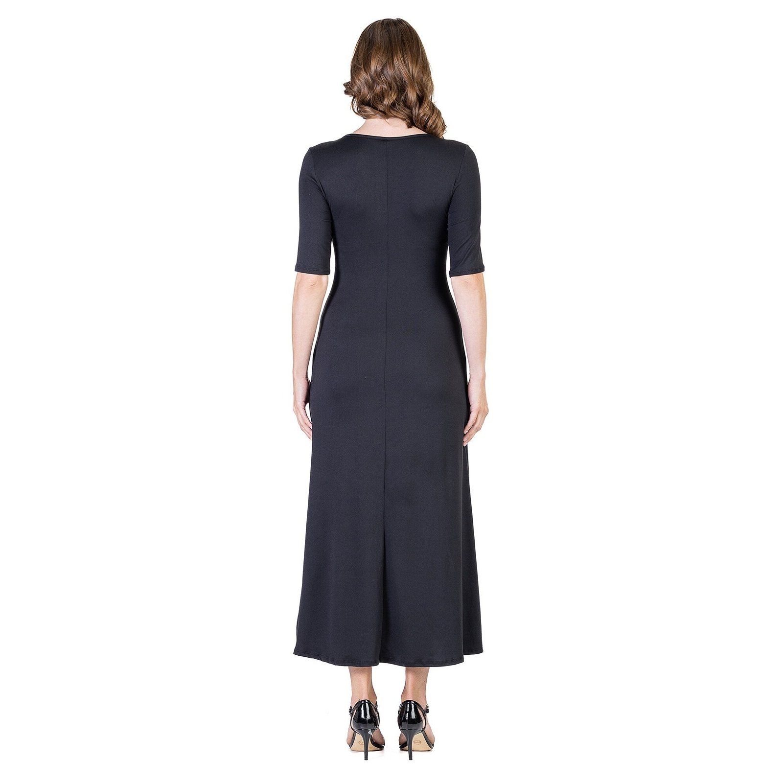 24seven-Comfort-Apparel-Womens-Casual-Maxi-Dress-With-Sleeves