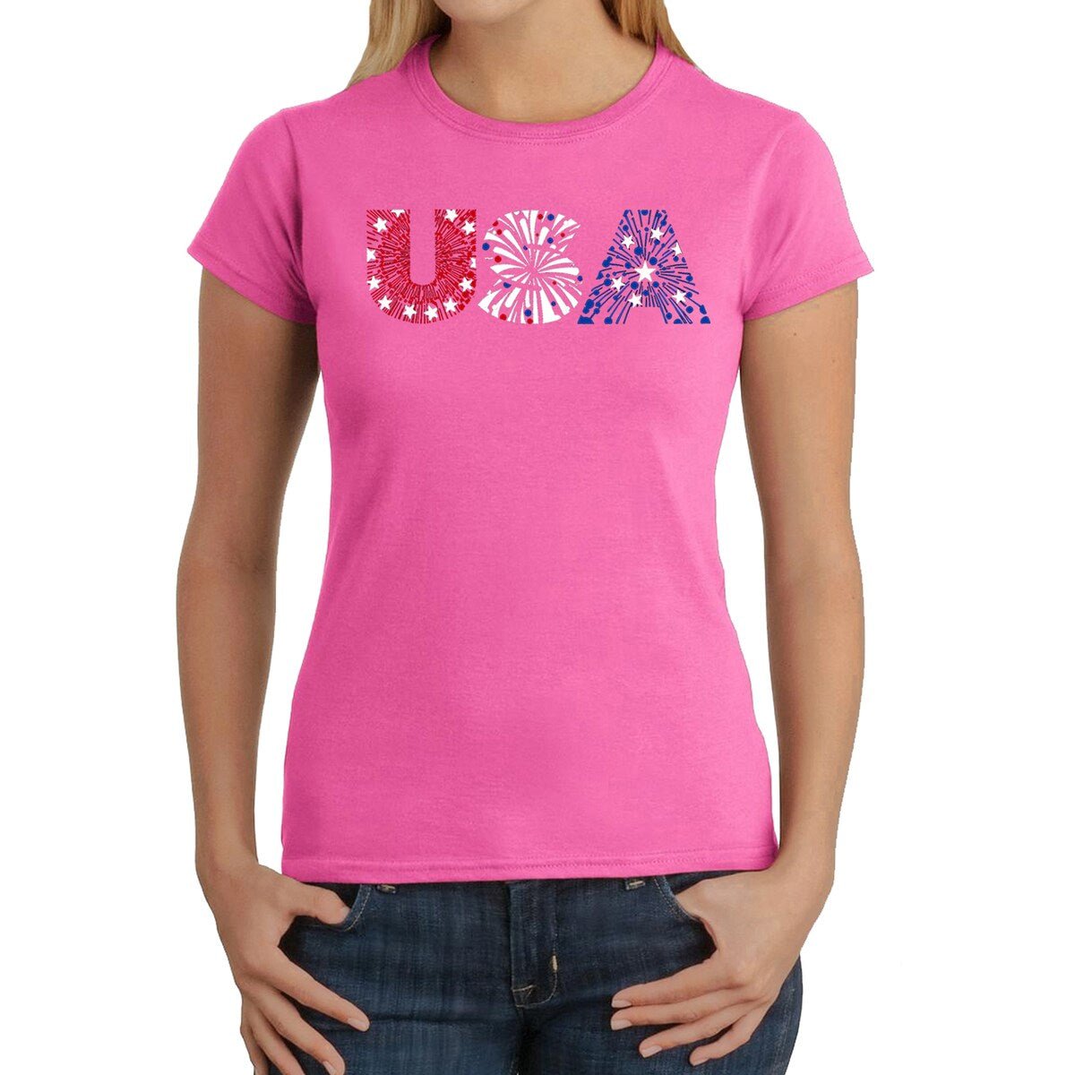 LA-Pop-Art-Women_27s-Word-Art-T-Shirt-USA-Fireworks_b04d2fe7-21f7-4692-aba5-7de1b4e56809